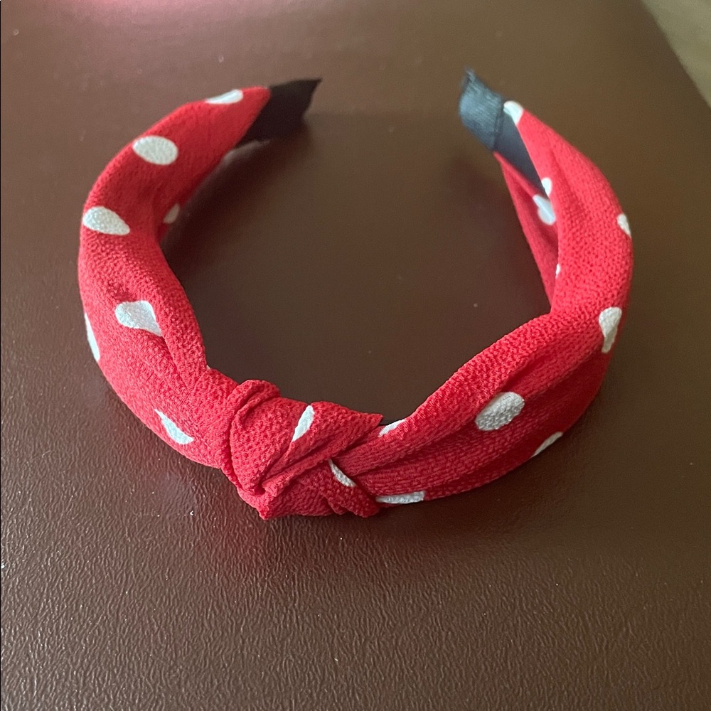 Red Polka Dot Headband